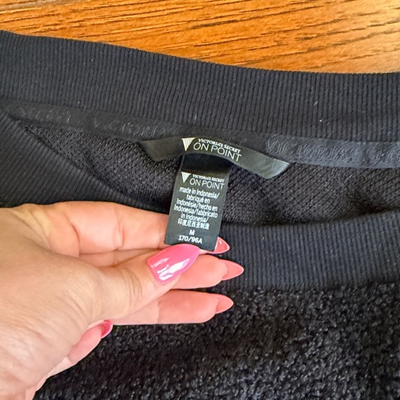 Victoria Secret Black Plush Teddy Loungewear Pajamas Set - Picture 3 of 11